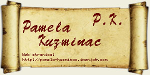 Pamela Kuzminac vizit kartica